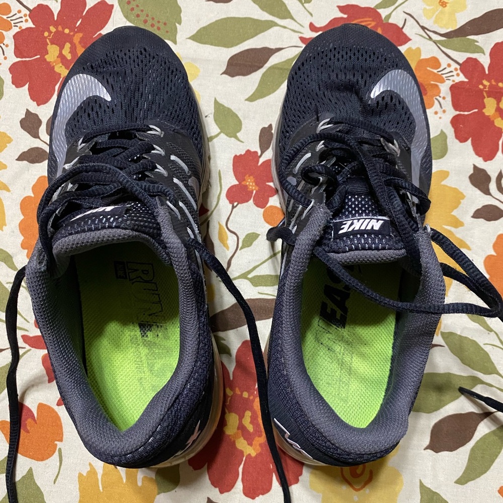 Nike Air Max Excellerate 4 Women’s Running Shoes 806798-010 Black Silver Size 8‎